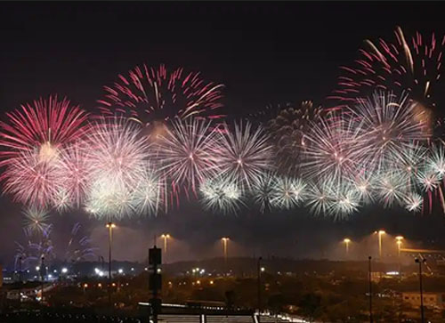 贵南县焰火晚会